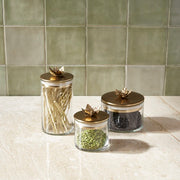 Lily Botanical Canisters, Set of 3