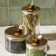 Lily Botanical Canisters, Set of 3