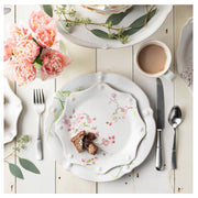 Juliska Berry and Thread Floral Sketch Cherry Blossom 16 Piece Dinnerware Set