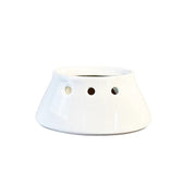 Porcelain Sauceboat Warmer, 5.25" x 3.75" by Pillivuyt