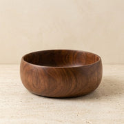 Talo Serving Bowl, Walnut Finish