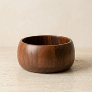 Talo Serving Bowl, Walnut Finish