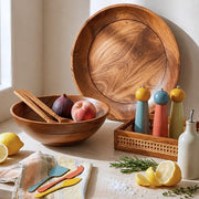 Vosso Acacia Wood Fruit/Serving Bowl