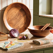Vosso Acacia Wood Fruit/Serving Bowl
