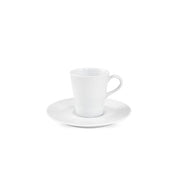 Eventail Porcelain Espresso Cup & Saucer by Pillivuyt