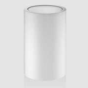 Decor Walther DW 124 Basic Collection Freestanding Wastebasket with Rotating Cover, 12.6"