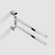 Decor Walther Corner Collection HTH2 Double Open Towel Bar, 14.7