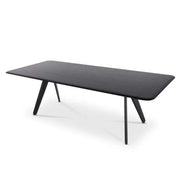 Tom Dixon Slab Modern Oak Table, Black, 94.5" x 39.4" Tom Dixon 