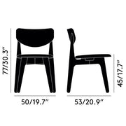 Tom Dixon Slab Upholstered Dining Chair, Black Tom Dixon 