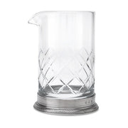 Match Italian Pewter and Glass Luisa Mixing Glass