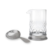 Match Italian Pewter and Glass Luisa Mixing Glass