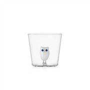 Ichendorf Milano Animal Farm Owl Glass Tumbler, 10.1 oz.