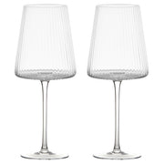 Empire Wine Glasses Clear, Set of 2 by Anton Studio Designs London