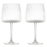 Empire Gin Glasses Clear, Set of 2 by Anton Studio Designs London