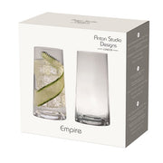 Empire Hiball Tumblers Clear, Set of 2 by Anton Studio Designs London