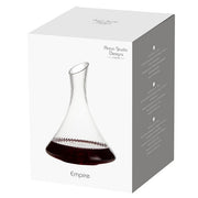 Empire Wine Carafe Clear by Anton Studio Designs London