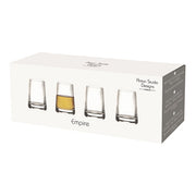 Empire Shot Glasses Clear, Set of 4 by Anton Studio Designs London