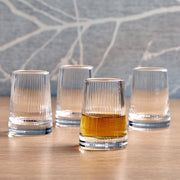 Empire Shot Glasses Clear, Set of 4 by Anton Studio Designs London