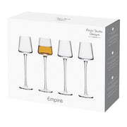 Empire Cordial Liqueur Glasses Clear, Set of 4 by Anton Studio Designs London