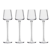 Empire Cordial Liqueur Glasses Clear, Set of 4 by Anton Studio Designs London