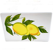 Italian Lemon Ceramic Napkin Holder or Mail Holder by Abbiamo Tutto