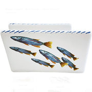 School of Fish Napkin Holder or Mail Holder by Abbiamo Tutto