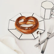 Carte Blanche Black/White Dessert Plate by Annebet Philips for Serax