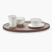 Silhouette Oval Wood Serving Tray, 11.8" by Sergio Herman for Serax