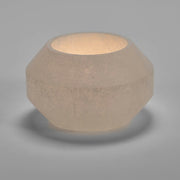 White Alabaster Candle Holder Tealight by Marie Michielssen for Serax