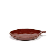 La Mere Red 7.9" Plate with Handle, Set of 6 by Marie Michielssen for Serax Serax 