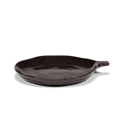 La Mere Ebony 7.9" Plate with Handle, Set of 6 by Marie Michielssen for Serax Serax 