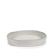 La Mere Off-White 9.1" M Deep Plate or Soup Bowl by Marie Michielssen for Serax Serax 