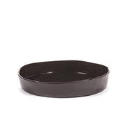 La Mere Ebony 9.1" M Deep Plate or Soup Bowl by Marie Michielssen for Serax Serax 