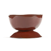 La Mere Red 8.1" Footed High Bowl L by Marie Michielssen for Serax Serax 