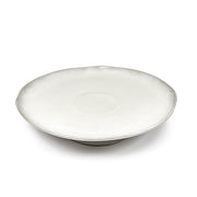 La Mere Off-White 12.0" Footed Cake Plate or Platter by Marie Michielssen for Serax Serax 