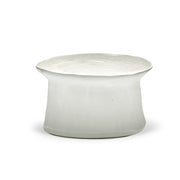 La Mere Off-White 7.7" Deep Plate Large Foot Bowl by Marie Michielssen for Serax Serax 