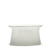 La Mere Off-White 7.7" Deep Plate Large Foot Bowl by Marie Michielssen for Serax Serax 