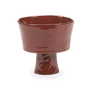 La Mere Red 7.1" Footed High Bowl by Marie Michielssen for Serax Serax 