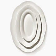 Silhouette High Oval Plate, Set of 4 by Sergio Herman for Serax