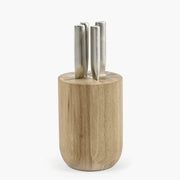 Base 4-Piece Knife Set with Wooden Block by Piet Boon for Serax