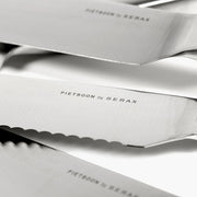 Base 4-Piece Knife Set with Wooden Block by Piet Boon for Serax