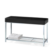 DW67 Spa or Bath Bench with Shelf, 20.5"H by Decor Walther