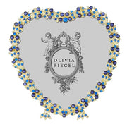 Contessa Heart Sapphire 3.5" Photo Frame by Olivia Riegel