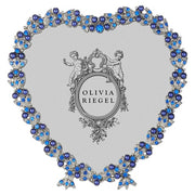 Contessa Heart Sapphire 3.5" Photo Frame by Olivia Riegel