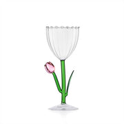 Ichendorf Milano Botanica Tulip Optic Stemmed Glass, 9.5 oz