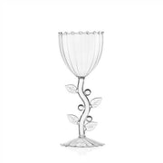 Ichendorf Milano Botanica Clear Stemmed Glass, Assorted Flowers, 9.5 oz.