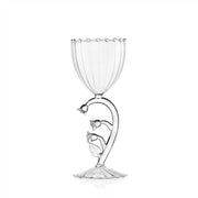 Ichendorf Milano Botanica Clear Stemmed Glass, Assorted Flowers, 9.5 oz.