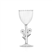 Ichendorf Milano Botanica Clear Stemmed Glass, Assorted Flowers, 9.5 oz.