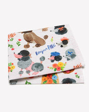 Ooh La La Poodles Cotton Tea or Kitchen Towel