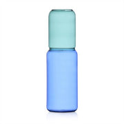 Ichendorf Milano Revolve Vase, 13.78", Petrol Blue/Blue